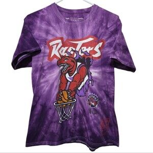 NBA Toronto Raptors Tie Dye Mitchell and Ness Short Sleeve T-shirt Medium